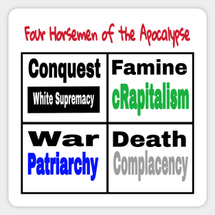 Four Horsemen of the Apocalypse - Front Sticker